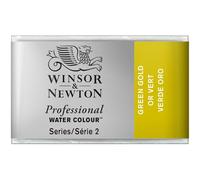 Winsor & Newton : Professional Watercolour : Full Pan : Green Gold