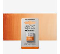 Winsor & Newton : Professional Watercolour : Half Pan : Burnt Sienna