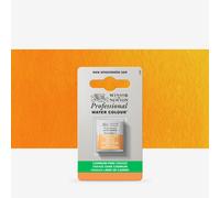 Winsor & Newton : Professional Watercolour : Half Pan : Cadmium-Free Orange