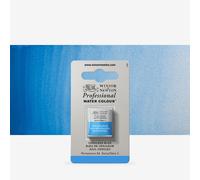 Winsor & Newton : Professional Watercolour : Half Pan : Cerulean Blue