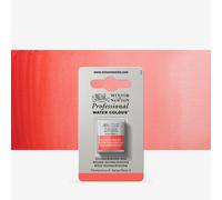 Winsor & Newton : Professional Watercolour : Half Pan : Quinacridone Red