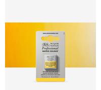 Winsor & Newton : Professional Watercolour : Half Pan : Winsor Yellow Deep