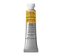Winsor & Newton Professional Watercolour Paint, Artist Quality, Finest Pigments, Cadmium Yellow Deep, 5ml Tube