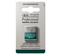 Winsor & Newton Professional Watercolour Paint, Artist Quality, Finest Pigments, Cobalt Green Deep, Half Pan