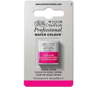 Winsor & Newton Professional Watercolour Paint - High Brightness, Light Resistant, Archival Quality, Half Bucket, Opera Pink ROW
