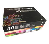 Winsor & Newton Promarker Dual Tip Marker Pen Set 48 Essential Collection