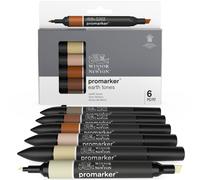 Winsor & Newton Promarker Earth Tone Set (6pc)