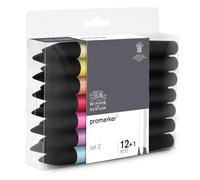 Winsor & Newton ProMarker Set 2 Set of 12+1 PC/PZ Brand New Free P+P Free Blend