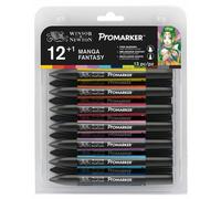 Winsor and Newton ProMarker, Paper, 12er Set Manga Fantasy - 12 Farben, Promarker - Manga Farbsets