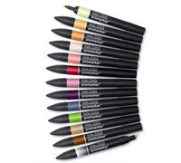 Winsor & Newton Promarker Manga Steampunk (12 colours + Free Blender)