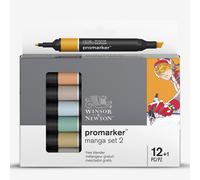 Winsor & Newton : Promarker : Set of 12 : Manga Set 2