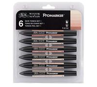 Winsor & Newton ProMarker - Set of 6 - Skin Tones - Set 1