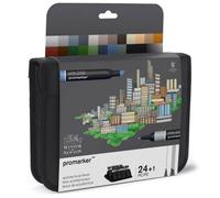 Winsor & Newton ProMarker Wallet - 24+1 Architectural Set