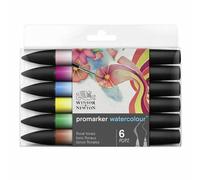 Winsor & Newton Watercolour Markers, Multicolour, 6 stück (1er Pack)