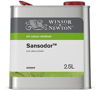 Winsor & Newton Sansodor Low Odor Solvent, 2.5 Litre (84.5-oz) Can
