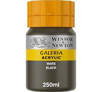 Winsor and Newton 250ml Galeria Acrylic Paint - Mars Black