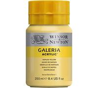 Winsor & Newton Series 1 250ml Bottle Galeria Acrylic Colour with Nozzle Cap - Naples Yellow