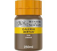 Winsor & Newton Galeria Acrylic Colour Series 1 – 250ml Bottle with Nozzle Cap – Raw Umber