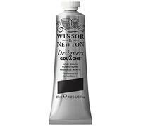 Winsor & Newton Series 1 37ml Tube Designers' Gouache - Ivory Black