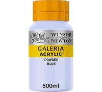 Winsor & Newton Series 1 500ml Bottle Galeria Acrylic Colour with Nozzle Cap - Powder Blue,WN2150446