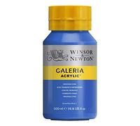 Winsor & Newton Series 1 500ml Bottle Galeria Acrylic Colour with Nozzle Cap - Process Cyan,GAL 2150535