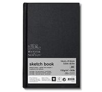 Winsor & Newton Sketch Book, Paper, Natural White, 17,8 x 25,4 cm-80 Blatt Skizzenpapier im Block