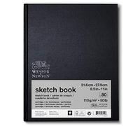 Winsor & Newton Sketch Book, Paper, Natural White, 22,9 x 30,5 cm-80 Blatt Skizzenpapier im Block