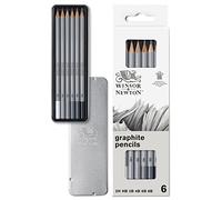 Winsor & Newton Studio Collection Soft Core, Set of 6 Graphite Pencils (8B - 2H), Professional Quality for Artists, for Sketching, Shading and Drawing