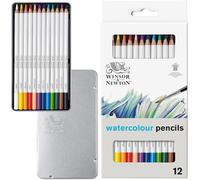 Winsor & Newton Studio Collection Water Colour Pencils - Set of 12, Assorted, 8