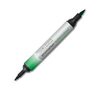 Winsor & Newton Water Colour Marker - Phthalo Green/Yellow Shade | Twin Tipped; Flexible brush tip & fine nib; Watercolor in Pen Form, Use with a wet brush for watercolor washes