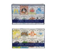 Winsor & Newton Henry Collection Drawing Ink Set 14ml 8 Colours For Illustration