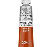 Winsor and Newton 200ml Winton Oil Colours - Burnt Sienna