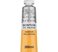 Winsor & Newton Winton 200ml Oil Colour - Cadmium Yellow Hue,1437109 | High-quality pigments, Durable, Lightfast, Permanent, Uniform Consistency, Great Pigment Load