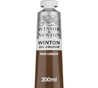 Winsor & Newton Winton 200ml Oil Colour - Raw Umber,1437554