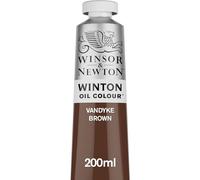 Winsor & Newton Winton 200ml Oil Colour - Vandyke Brown,1437676