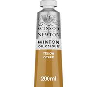 Winsor & Newton Winton 200ml Oil Colour - Yellow Ochre,1437744