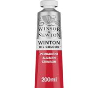Winsor & Newton : Winton : Oil Paint : 200ml : Permanent Alizarin Crimson