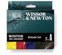 Winsor & Newton Winton Oil Color Paint Set, Botanicals, 5 x 37ml Tubes