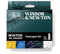 Winsor & Newton Winton Oil Color Paint Set, Seascape, 5 x 37ml Tubes