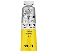 Winsor & Newton Winton 200ml Oil Colour - Lemon Yellow Hue,1437346