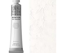 Winsor & Newton Winton Oil Paint, Titanium White, 200ml Tube