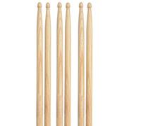 Winspeed Drum Sticks, 5A Classic Maple Wood Tip Drumsticks for Students and Adults 3 Pairs