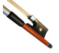 WinsterBow Brazilwood Ebony Violin Viola Cello Bow Full Size Ebony Frog with Natural Horsehair (Violin bow 1/4)