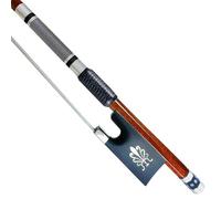 WinsterBowCarbon Fiber Core Hybrid Wood Veneer Skin Violin Bow Master Level Natural Horse Hair (Violin Bow Model 330V 4/4)