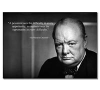 Winston #10 A3 Unframed Churchill British Statesman Poster Motivation Inspiration Photo Picture
