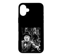 Winston Churchill Bigfoot Selfie Vintage Photo Case for iPhone 16 Plus