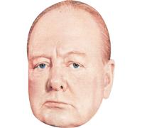Winston Churchill (Colour) Big Head. Larger than life mask.