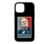 Winston Churchill Never Surrender Iconic Print Case for iPhone 12 mini