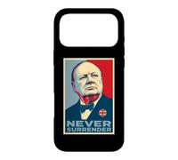 Winston Churchill Never Surrender Iconic Print Case for iPhone 17 Pro Max