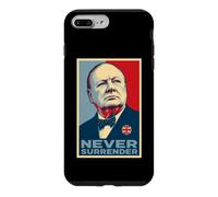 Winston Churchill Never Surrender Iconic Print Case for iPhone 7 Plus/8 Plus